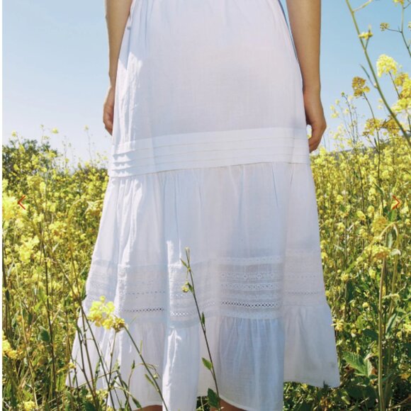 Eleanor Skirt Lisa Says Gah - Dove - SMALL ONLY - Picture 4 of 5